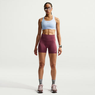 Nike Womens Tempo High Waisted 4" Tight Shorts | Pink Smoke