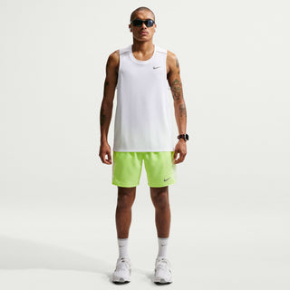 Nike Mens Dri-Fit Miler 7" Brief Lined Shorts | Volt