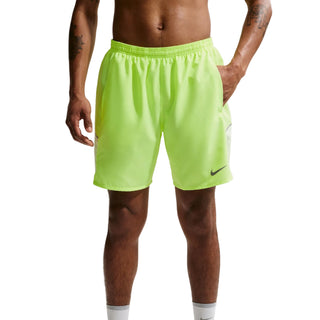 Nike Mens Dri-Fit Miler 7" Brief Lined Shorts | Volt