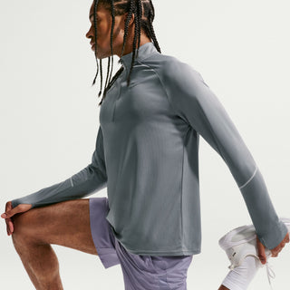 Nike Mens Miler Dri-FIT 1/2 Zip | Smoke Grey