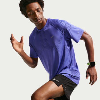 Nike Mens Stride Plus ADV Running Tee | Deep Royal
