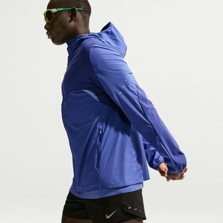 Nike Mens Stride Plus Repel Running Jacket | Deep Royal