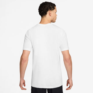 Nike Mens Dri-FIT RUN Swoosh Tee | White/ Moon Particle