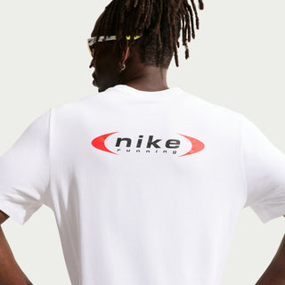 Nike Mens Retro Dri-FIT Running Tee | White