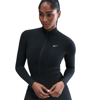Nike One Fitted Dri-FIT Full Zip | Black