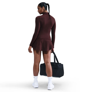 Nike One Fitted Dri-FIT Full Zip | Burgundy Crush