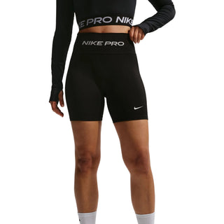 Nike Womens Pro Seamless 5" Biker Shorts | Black/White