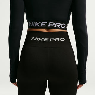 Nike Womens Pro Seamless 5" Biker Shorts | Black/White