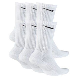 Nike Everyday Cushion Crew Sock 6 Pack | White