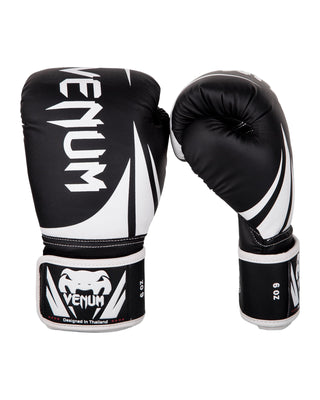 Venum Challenger 2.0 Kids Boxing Gloves | Black/White