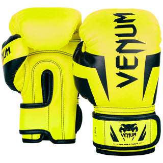 Venum Elite Kids Boxing Gloves | Fluo Yellow