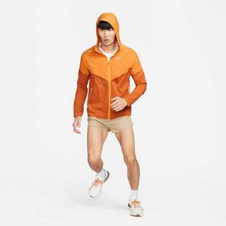 Nike Mens Windrunner Running Jacket | Monarch/Dark Russet/Reflective Silver