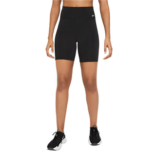 NIKE WOMENS MID-RISE 7" BIKE SHORTS | BLACK