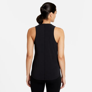 Nike Womens Dri-FIT One Luxe Tank | Black/Reflective Silver