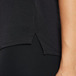 Nike Womens Dri-FIT One Luxe Tank | Black/Reflective Silver