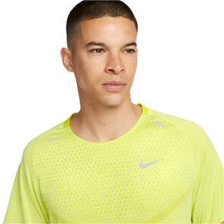 Nike Mens Dri-FIT ADV Short Sleeve Tee | Bright Cactus/Reflective Silver