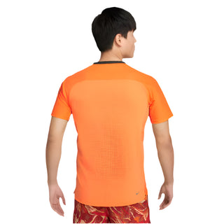 Nike Dri-FIT Trail Solar Chase Short Sleeve | Bright Mandarin/Olive Flak