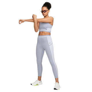 Nike Womens Pro High-Waisted 7/8 Training Leggings | Indigo Haze/Oxygen Purple