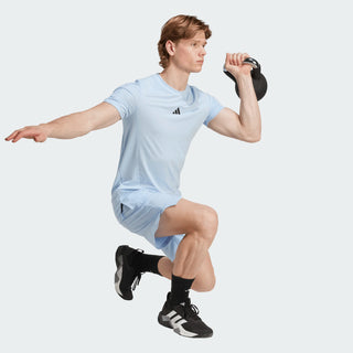 Adidas D4T Workout Tee | Glow Blue