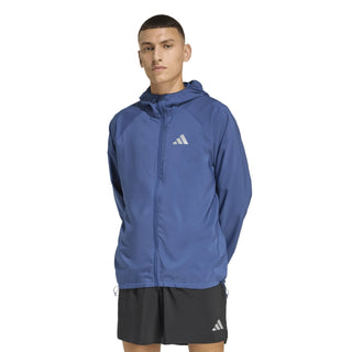 Adidas Mens Adi365 Essential Running Jacket | Tech Indigo