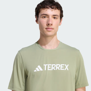 Adidas Terrex Climacool Logo Tee | Tent Green