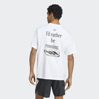 Adidas Mens Running Category Graphic T-Shirt | White