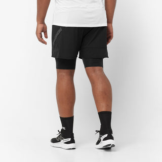 Salomon Sense 2-in-1 Shorts | Deep Black