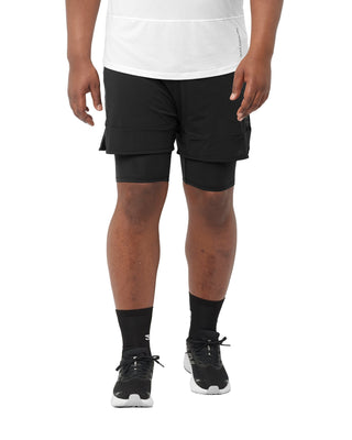 Salomon Sense 2-in-1 Shorts | Deep Black