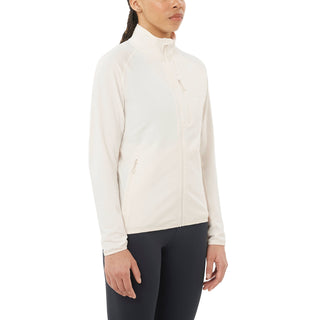 Salomon Essential LightWarm Full Zip | Whisper White