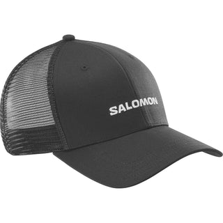 Salomon Logo Trucker Cap Deep Black – Taskers Sports