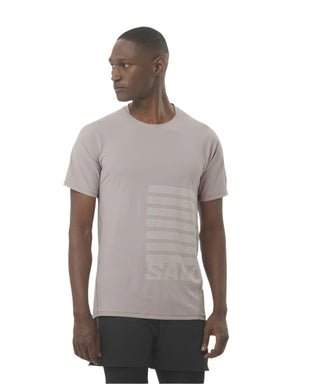 Salomon Sense Aero SS GFX Tee | Ethera/White