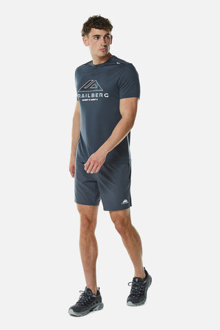 Trailberg Tie Dye Short | Iron Grey/Black