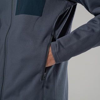 Montane Mens Protium CP Hooded Fleece Jacket | Dark Sky