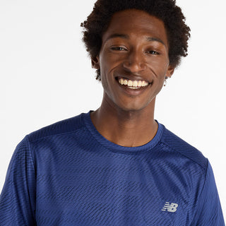 New Balance Sports Essentials Printed Tee | NB Navy