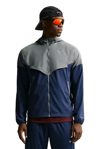 Nike Mens Impossibly Light Windrunner | Smoke Grey/Midnight Navy