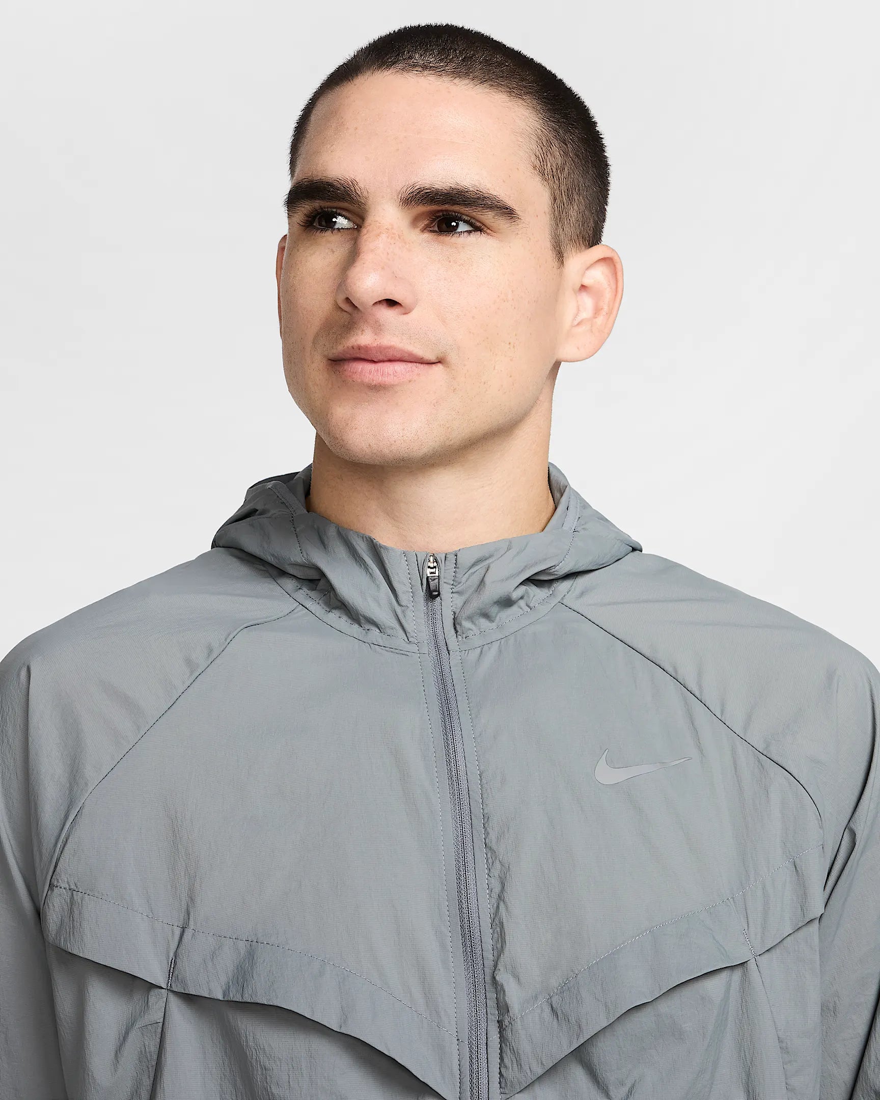 Nike Mens Repel UV Running Jacket Smoke Grey – Taskers Sports