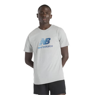New Balance Athletics Gradient Logo Tee | Athletic Grey
