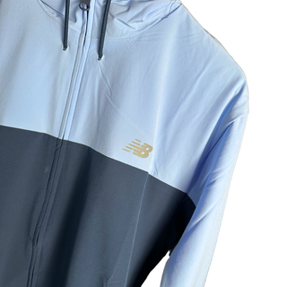 New Balance Mens Woven Full Zip Jacket | NB Navy