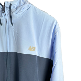 New Balance Mens Woven Full Zip Jacket | NB Navy