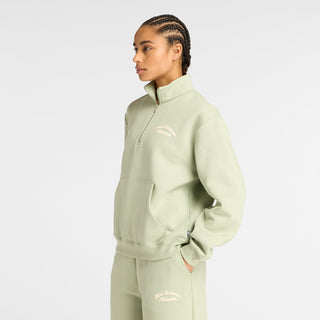 New Balance Linear Heritage Fleece Half Zip | Garter Snake