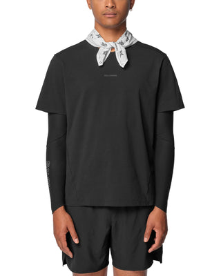 Salomon Mens Trackline Tee | Deep Black