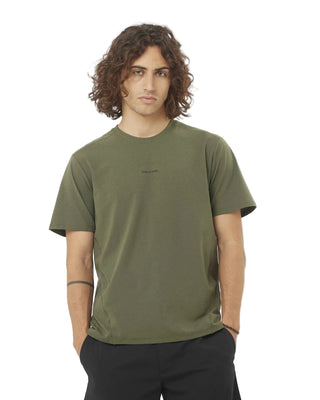 Salomon Mens Trackline Tee | Grape Leaf