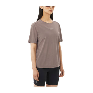 Salomon Womens Core Shakeout Short Sleeve T-Shirt | Iron