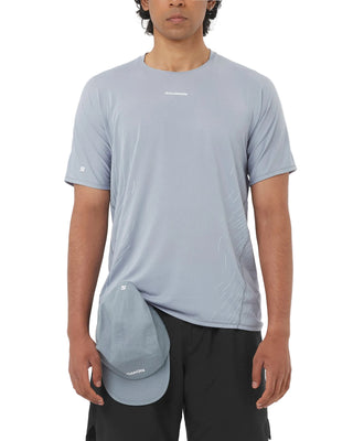 Salomon Mens Sense Aero Graphic Tee | Trade Winds