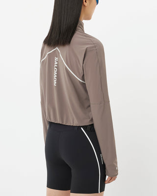 Salomon Womens Sense Aero Hybrid Half Zip | Iron