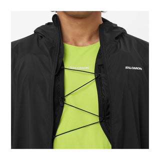 Salomon Mens Sense Aero Wind Jacket | Black