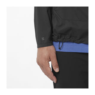 Salomon Mens Outwind Full Zip Jacket | Black