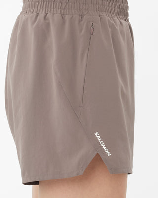 Salomon Womens Shaekout 4" Shorts | Iron