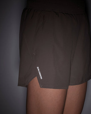 Salomon Womens Shaekout 4" Shorts | Iron