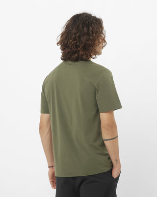 Salomon Mens Trackline Tee | Grape Leaf